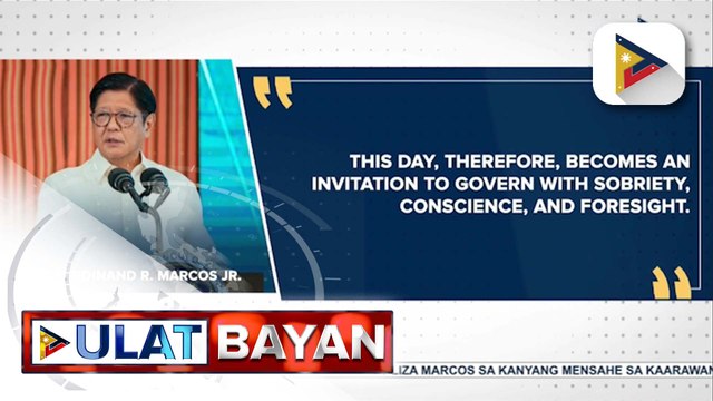 PBBM, nakiisa sa paggunita ng Ninoy Aquino Day; mga Pilipino, hinikayat ng Pangulo na gawing gabay ang kasaysayan para sa kapayapaan at pagkakaisa | ulat ni Kenneth Paciente