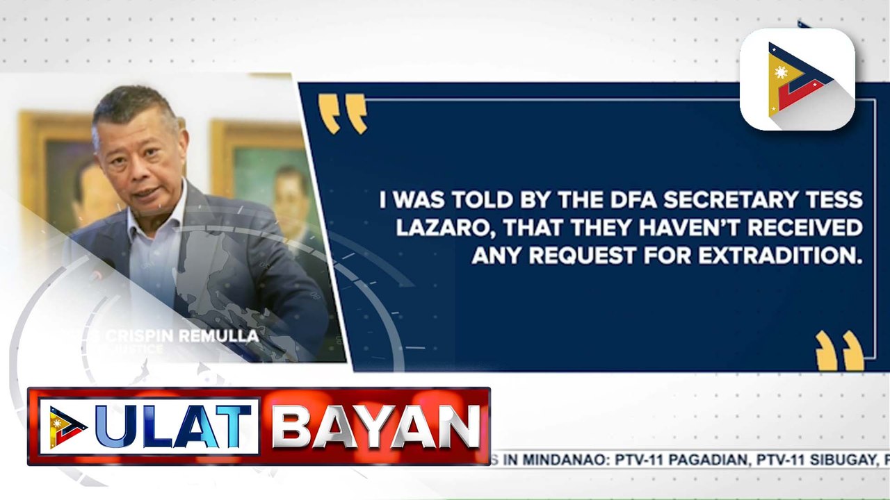 DOJ, nilinaw na wala pang natatanggap na extradition request mula U.S. para kay KOJC leader Apollo Quiboloy