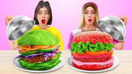 Labubu VS Mokoko Cooking Challenge || FUNNY BUTTLE by 123 GO! GLOBAL