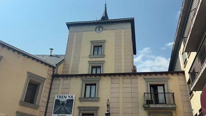 Vuelve a sonar el reloj del Ayuntamiento de Aranda