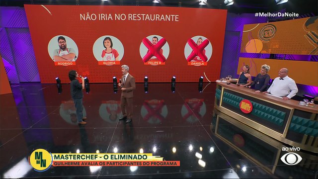 Guilherme avalia desempenho dos participantes do MasterChef | Melhor da Noite