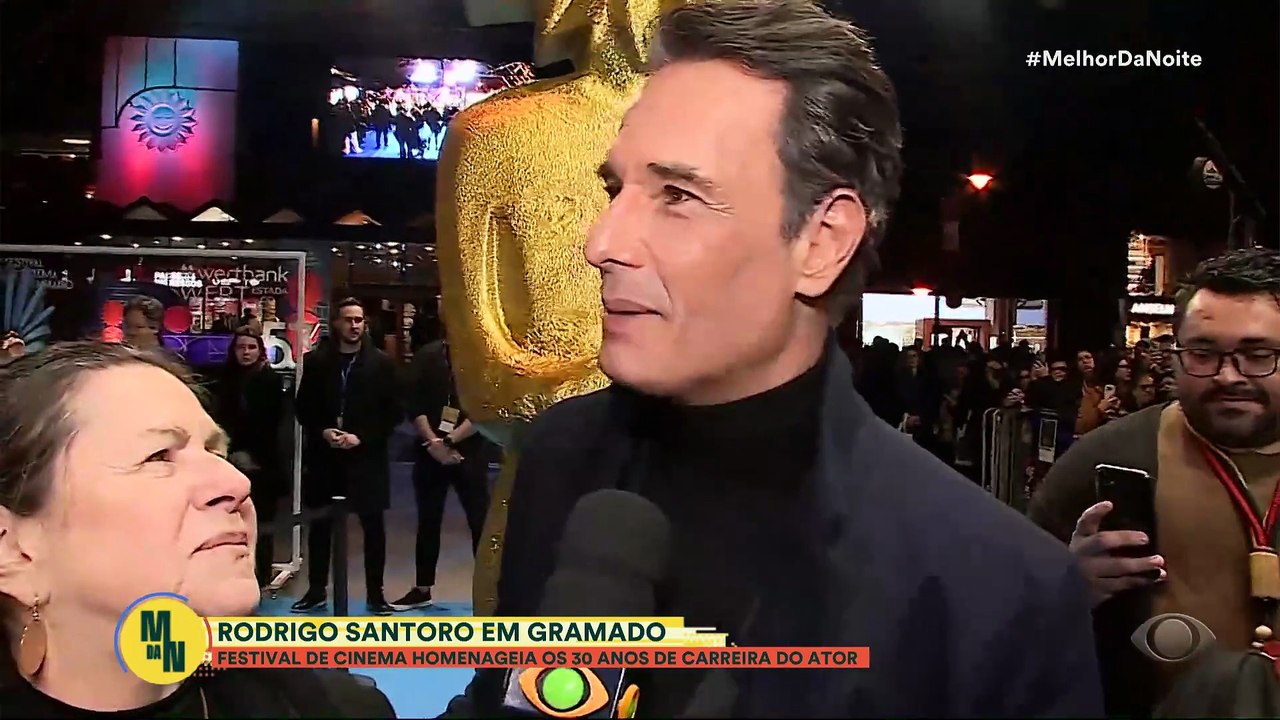 Rodrigo Santoro é homenageado em Gramado pelos 30 anos de carreira | Melhor da Noite