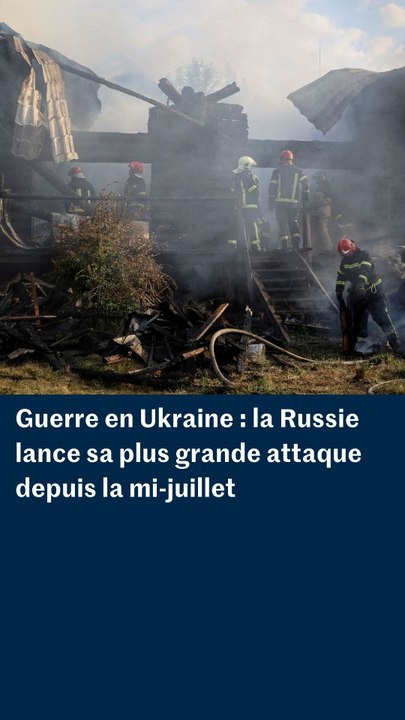 La Russie lance plus de 600 drones et missiles en Ukraine