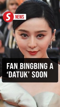 It's 'Datuk Fan Bingbing' from this Sunday