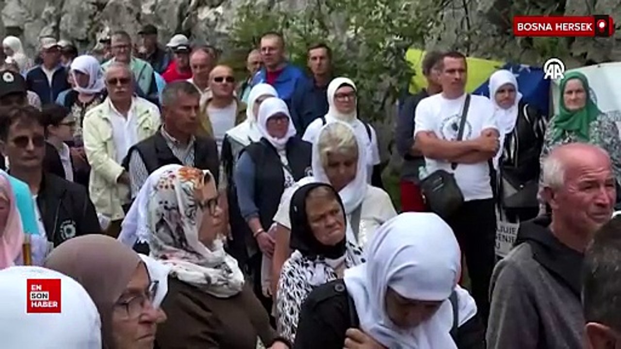 Bosna Hersek’te 33 yıl önce katledilen 224 sivil anıldı
