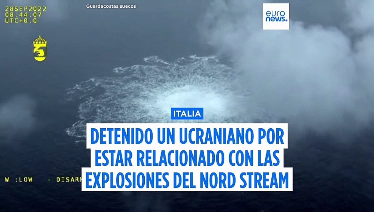 Detenido en Italia un presunto saboteador de los gasoductos del Nord Stream