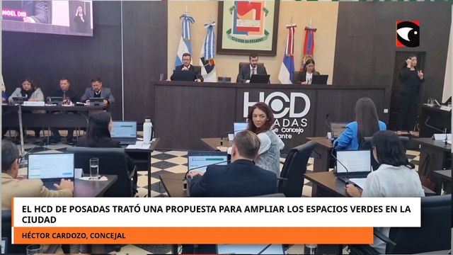 El HCD de Posadas trató una propuesta para ampliar los espacios verdes en la ciudad