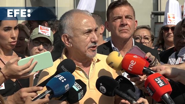 Pepe Álvarez (UGT) pide plantillas de bomberos consolidadas durante todo el año