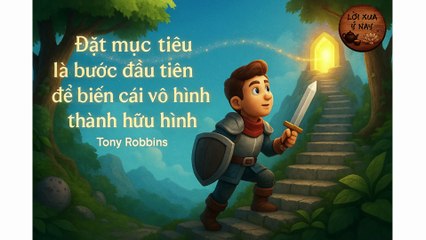 "Đặt mục tiêu là bước đầu tiên để biến cái vô hình thành hữu hình" - Tony Robbins