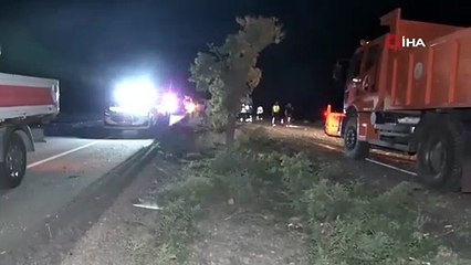 Otobüs Orta refüje çıktı! 1ölü, 13 yaralı