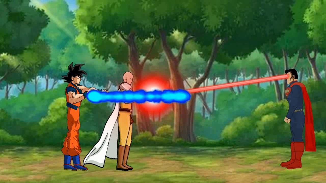 Goku - Saitama - Superman vs Hulk vs Pennywise - chucky - cartoon cat - jason - scp 096 - jeff