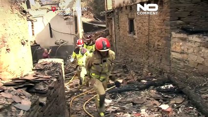 İspanya'da son yılların en kötü orman yangını: Bir köy küle döndü