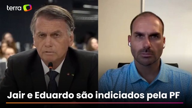 Bolsonaro e Eduardo são indiciados pela PF por coação em ação penal do golpe