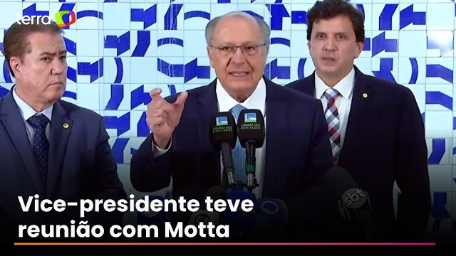 Geraldo Alckmin diz que Motta dará prioridade ao pacote contra tarifaço