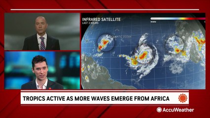 Tropics active as more waves emerge from Africa