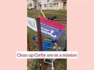 Clean up Corby are on a mission to tidy up the town