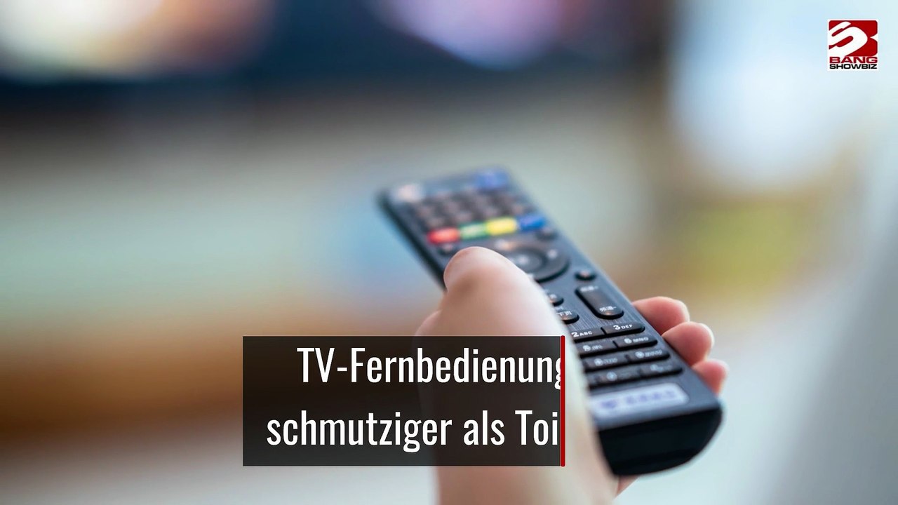 TV-Fernbedienungen schmutziger als Toiletten