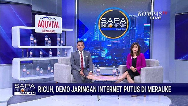 Ricuh! Demo Jaringan Internet Diwarnai Perusakan Kantor Penyedia Internet di Merauke | SAPA MALAM
