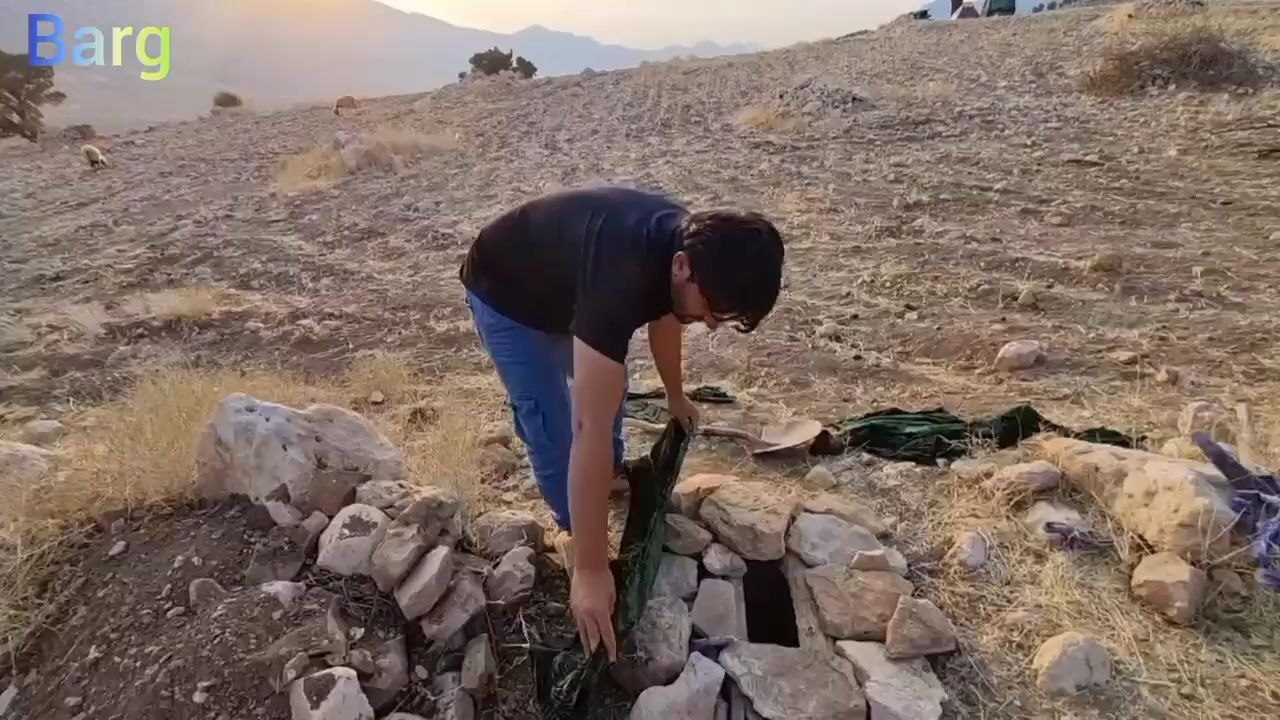 Part 8 | Construction of toilet using stone_ wood_ soil_ etc.  by me and my wife