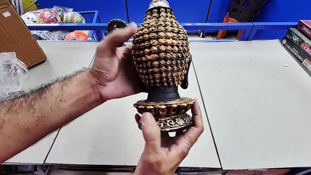 Unboxing and Review of Buddha Head Statue - Decorative Buddha Idol Showpiece for Home Living Room Table Decoration Gifts