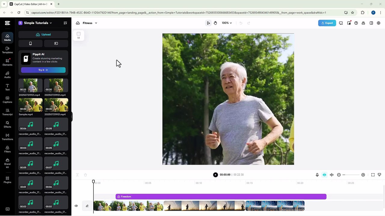 Capcut Web Editor 39 Upload Materials from Phone