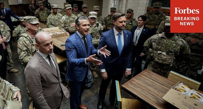 JD Vance Asked: Vance Why Are Troops At Union Station And Not At High Crime Areas In Washington DC?