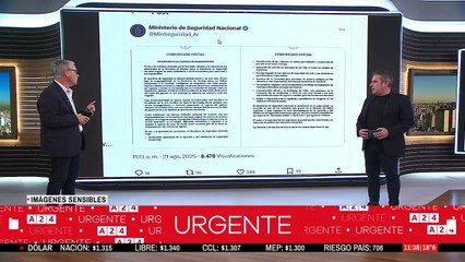 El comunicado de Patricia Bullrich tras los incidentes en Independiente-Universidad de Chile