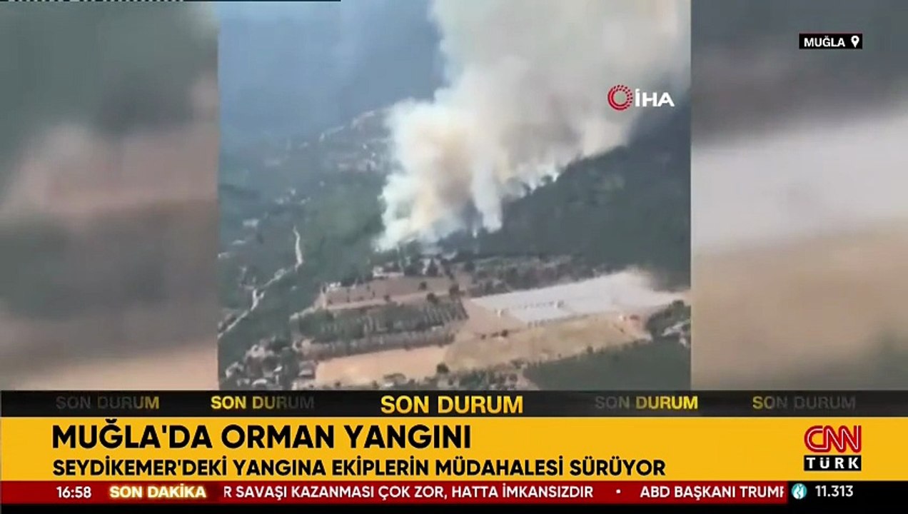 Muğla'da orman yangını kontrol altına alındı