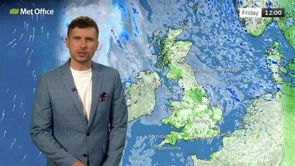 Met Office Thursday Evening Weather Forecast 21/08/2025