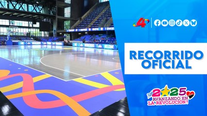 🏟️ Autoridades de Managua inspeccionan el Polideportivo Alexis Arguello antes de la Americup 2025 ⚡