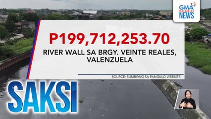 2 pinakamahal na flood control project sa NCR batay sa sumbong sa pangulo website, matatagpuan sa Veinte Reales sa Valenzuela | Saksi