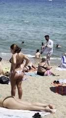 🇪🇸 Chilling at Barcelona beach Spain