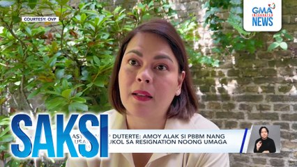 Alegasyon ni VP Duterte: Amoy alak si PBBM nang makausap niya ukol sa resignation noong umaga ng June 19, 2024 | Saksi