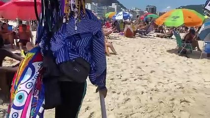 🇧🇷 COPACABANA Beach The Wildest, Most Crowded Shoreline in the World!