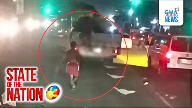 2 lalaki na tumangay ng rolyo ng alambre mula sa umaandar na truck, nasakote | SONA