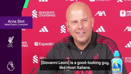 'He's a good-looking guy' - Slot impressed by new signing Leoni