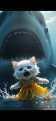 What Happened When Kittens Fall Into The Sea 😱🌊 | Cat Vs Shark🦈