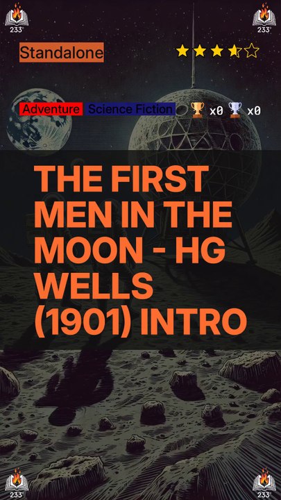 The First Men in the Moon - HG Wells (1901) Intro