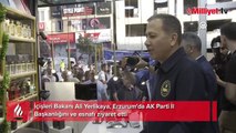 Bakan Yerlikaya Erzurum'da esnafı ziyaret etti