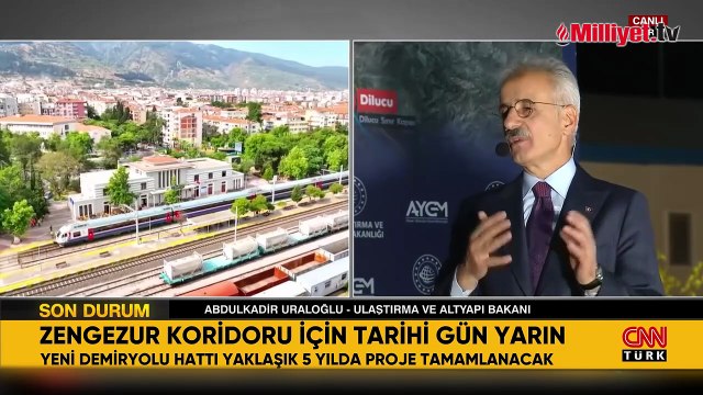 Zengezur koridoru için geri sayım! Bakan Uraloğlu CNN TÜRK'te detayları açıkladı