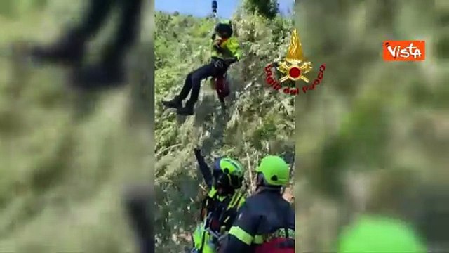 Soccorsi due giovani escursionisti sull'Aspromonte, il salvataggio dei Vigili del fuoco