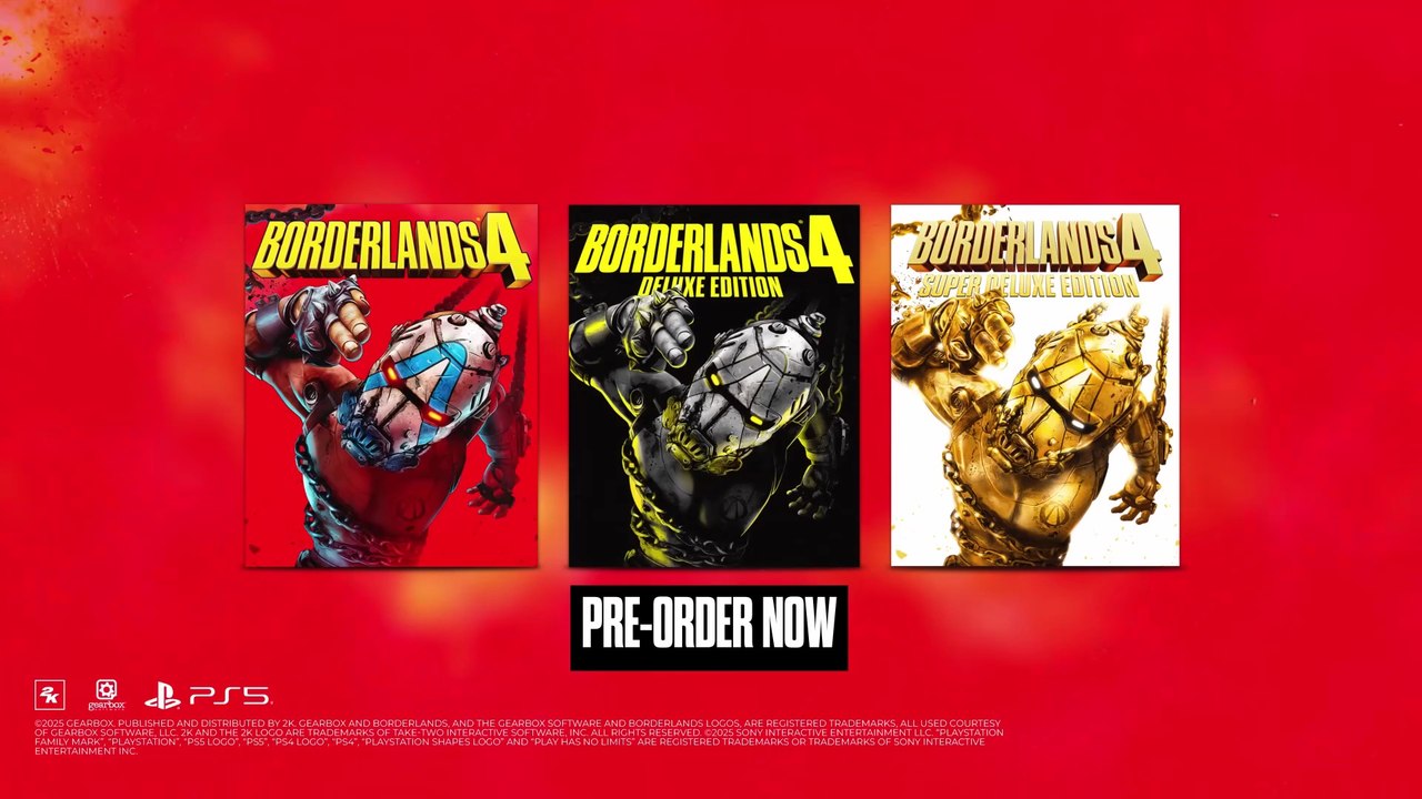 Borderlands 4 Trailer PS5 & PC Games