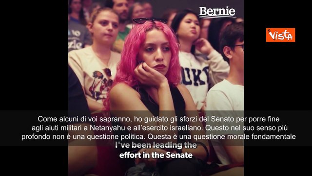 Bernie Sanders: Guerra a Gaza non è questione politica, ma morale. Basta uccisioni di bambini