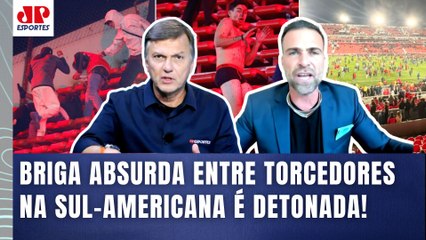 "FOI UMA BARBÁRIE! UMA COVARDIA BIZARRA! E a CONMEBOL..." Briga Independiente x Universidad de Chile