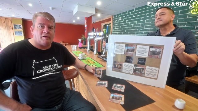 A new micro-bar in Sedgley is proudly displaying the four Crooked House beer mats which have been distributed acroos the Black Country and West Midlands