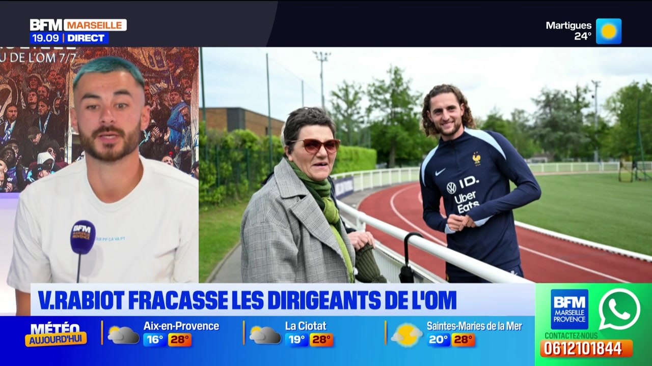 Virage Marseille du jeudi 21 août - V. Rabiot fracasse les dirigeants de l'OM