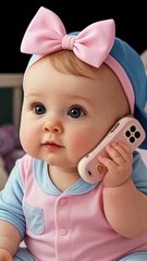 This Toddler Talks on the Phone Like an Adult 😂📱 | Cute Baby Viral Moment”