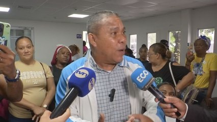 Colonenses llegan a la Asamblea para exigir empleo y un plan de emergencia