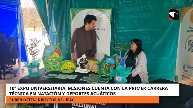 Misiones cuenta con la primer carrera técnica en natación y deportes acuáticos IPAC.mp4