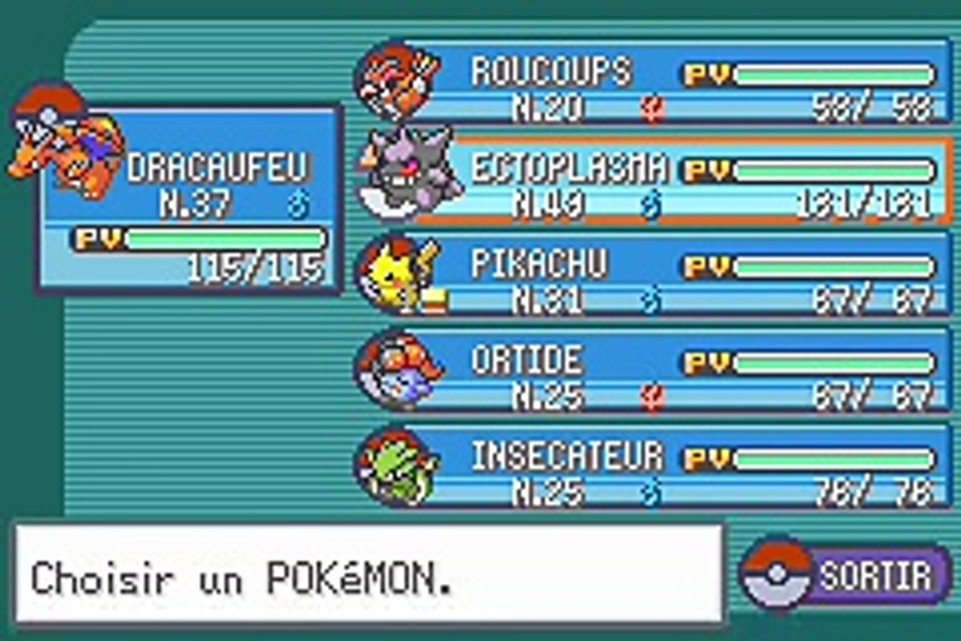 Pokémon Version Rouge Feu online multiplayer - gba